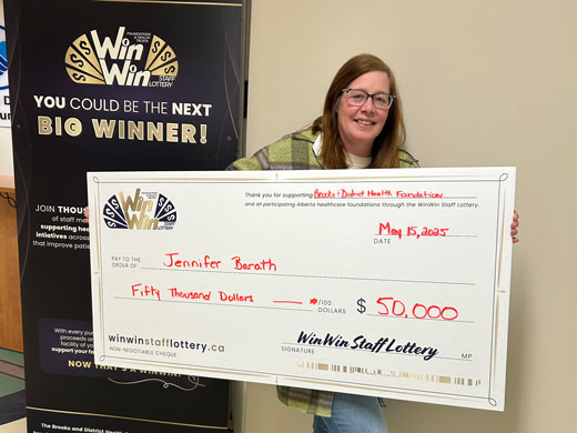 Diane won $50,000 in the April 2025 Monthly draw!