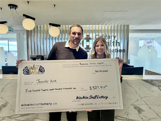 Jennifer won $527,910 in the September 2025 Quarterly Cash draw!