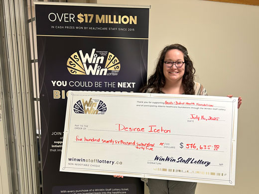 Desirae won $576,635 in the June 2025 Quarterly Cash draw!